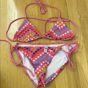 VIctoria secret pink star bikini